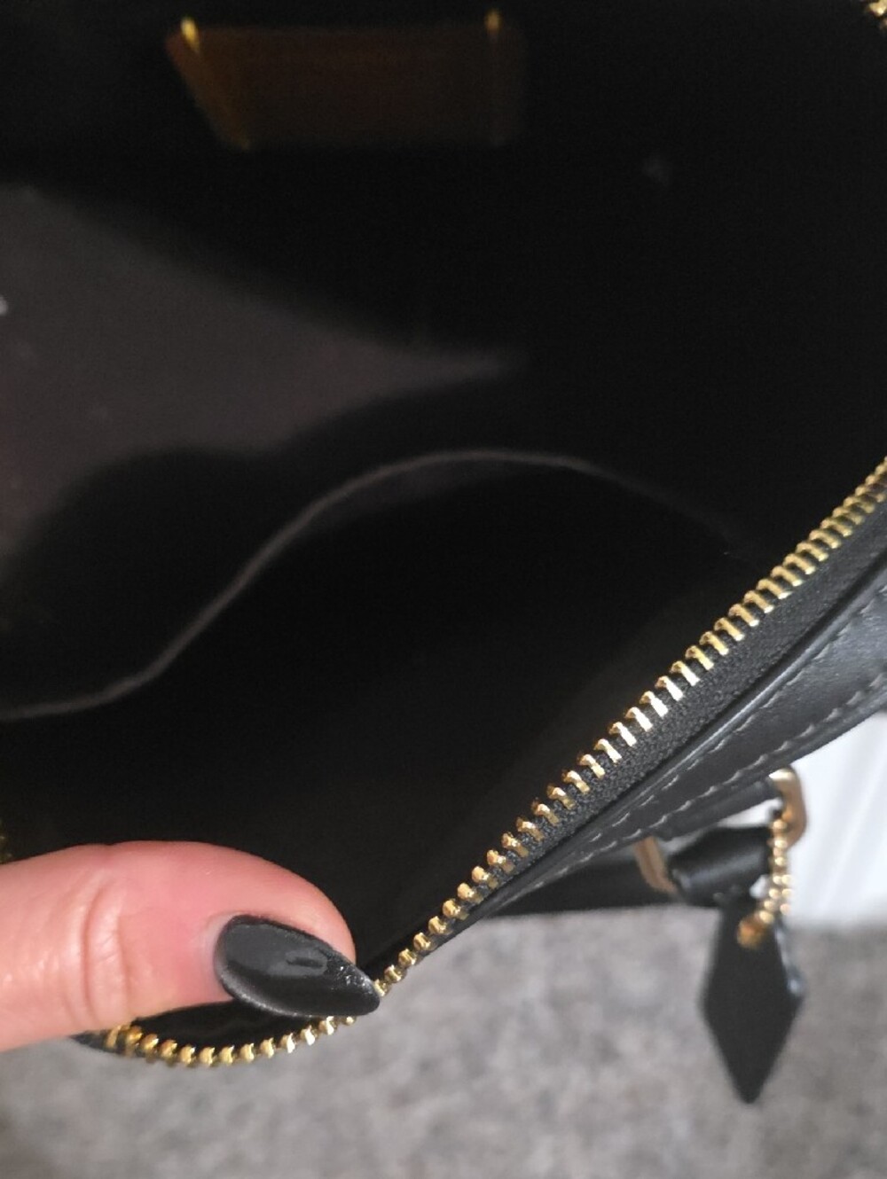 Coach Black Cherry Blossom  Satchel - Picture 6 of 7